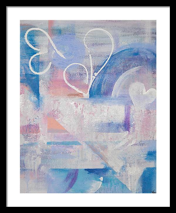 Silver Linings - Corazones Collection  - Framed Print