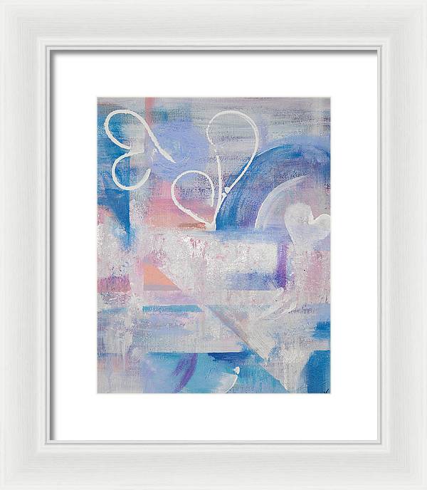 Silver Linings - Corazones Collection  - Framed Print