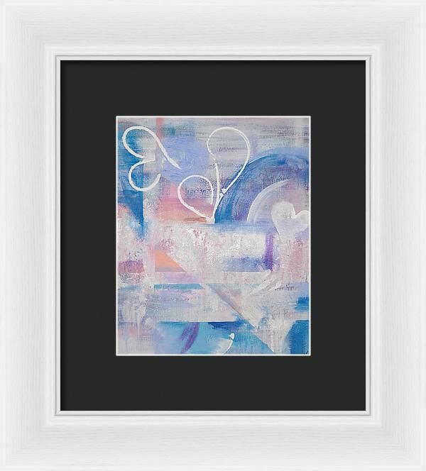 Silver Linings - Corazones Collection  - Framed Print