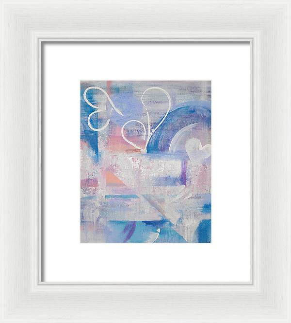 Silver Linings - Corazones Collection  - Framed Print