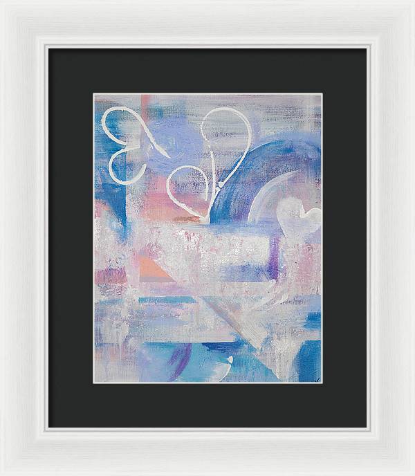 Silver Linings - Corazones Collection  - Framed Print