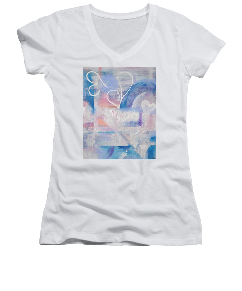 Silver Linings - Corazones Collection  - Women's V-Neck