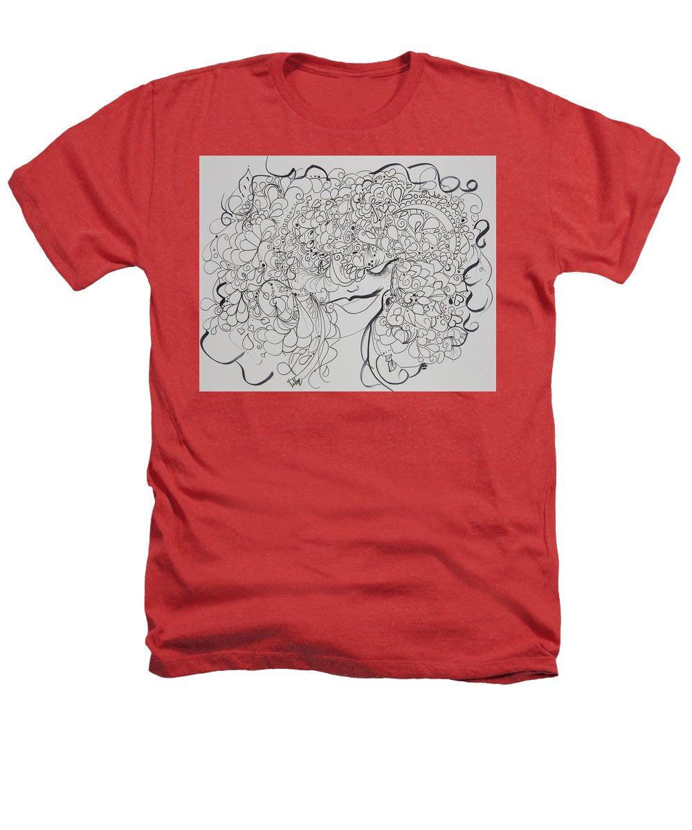 Swirls - Zentangle Collection  - Heathers T-Shirt