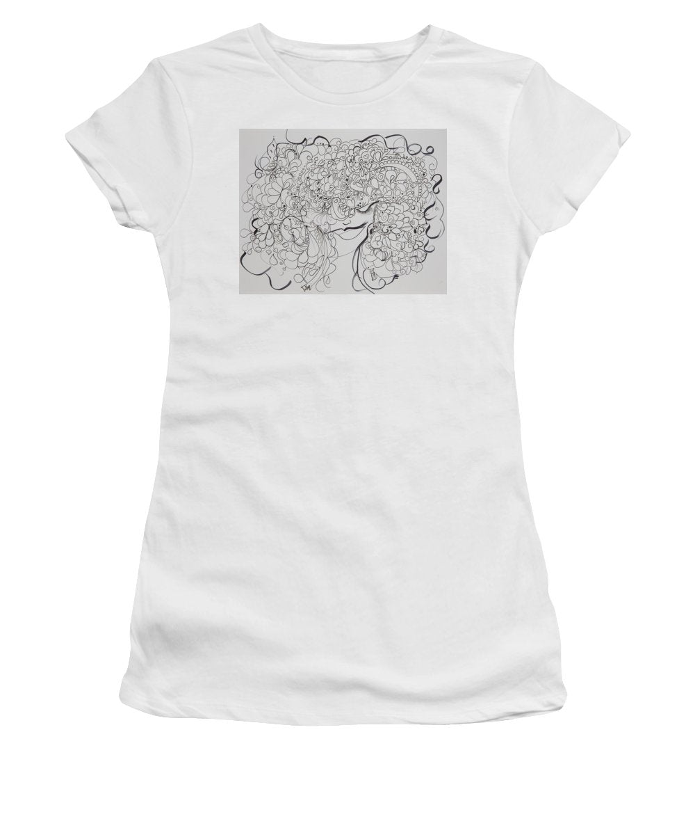 Swirls - Zentangle Collection  - Women's T-Shirt