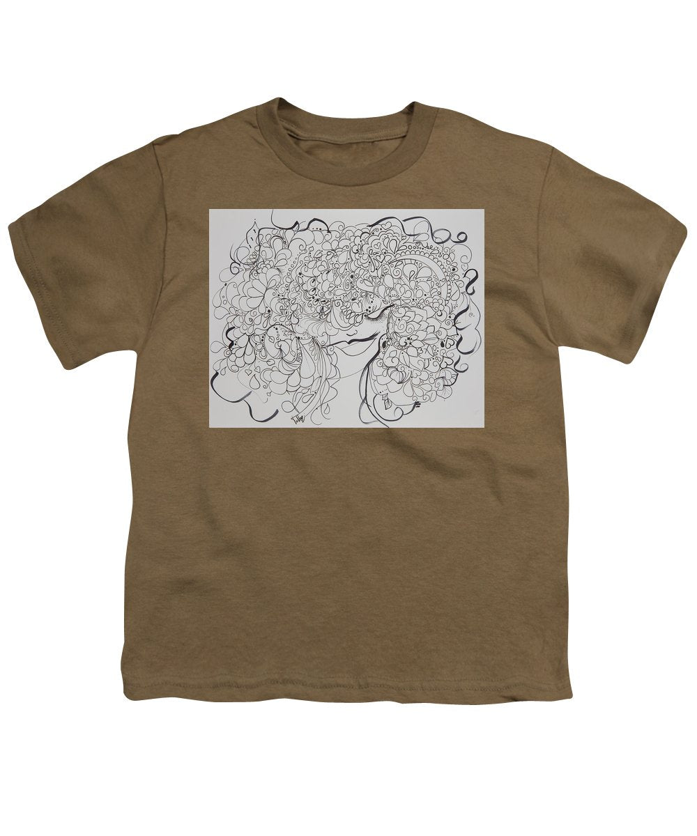 Swirls - Zentangle Collection  - Youth T-Shirt