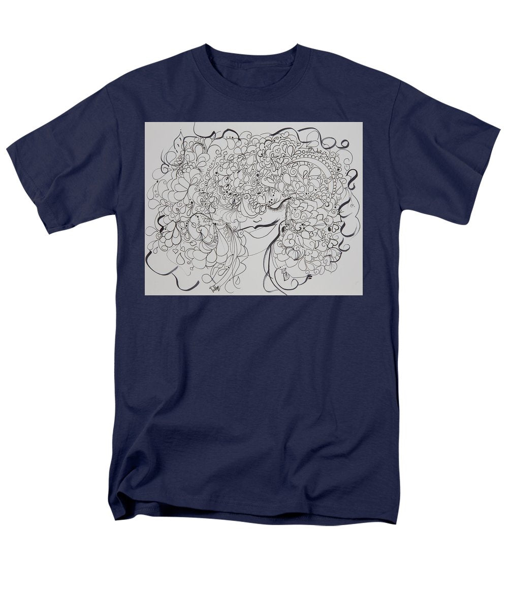 Swirls - Zentangle Collection  - Men's T-Shirt  (Regular Fit)