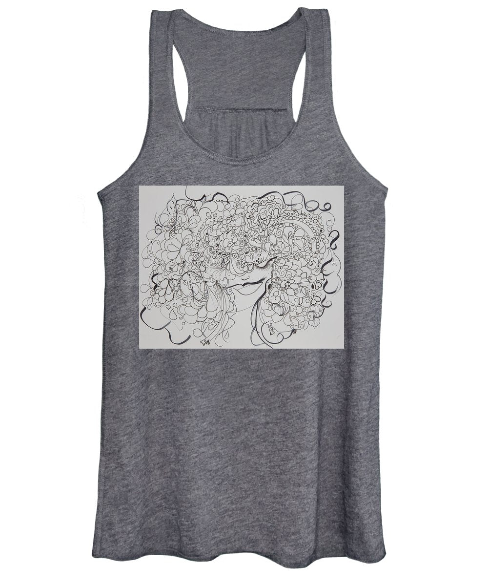 Swirls - Zentangle Collection  - Women's Tank Top