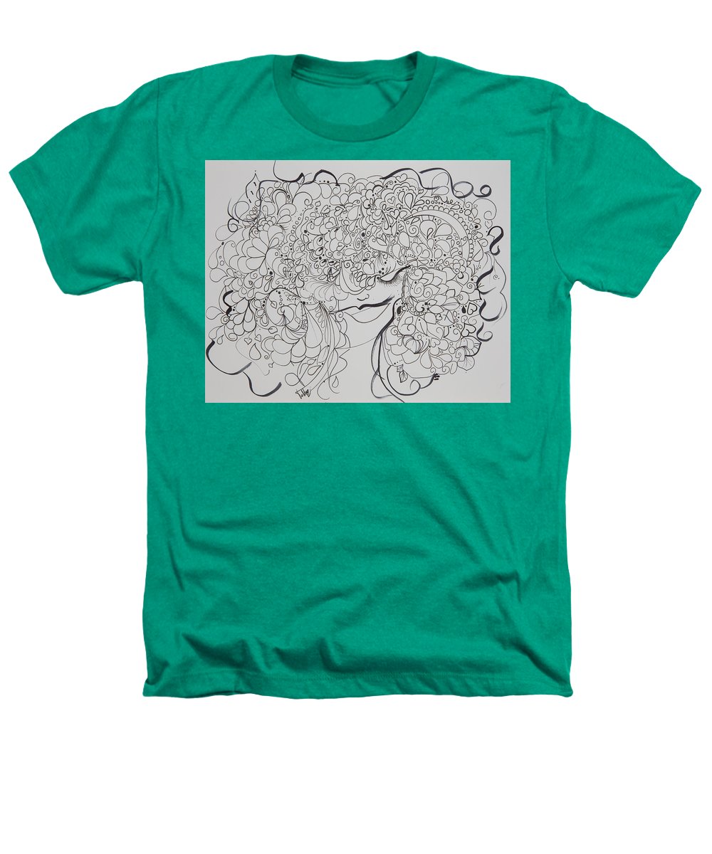 Swirls - Zentangle Collection  - Heathers T-Shirt