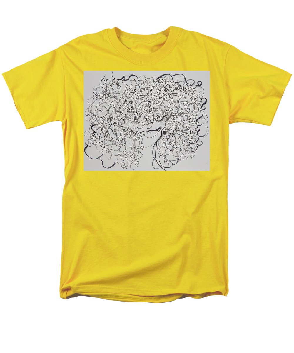 Swirls - Zentangle Collection  - Men's T-Shirt  (Regular Fit)