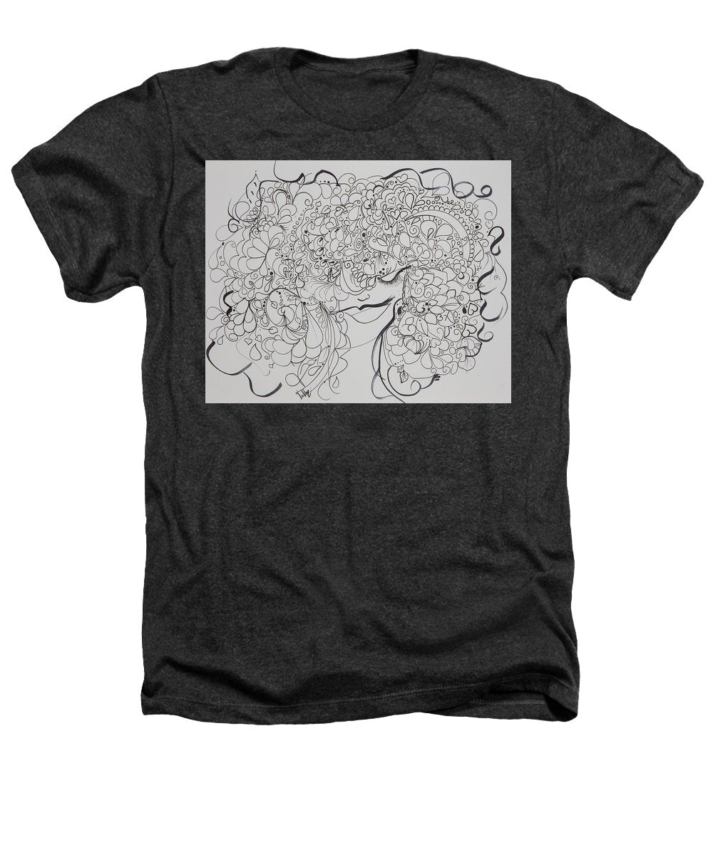 Swirls - Zentangle Collection  - Heathers T-Shirt