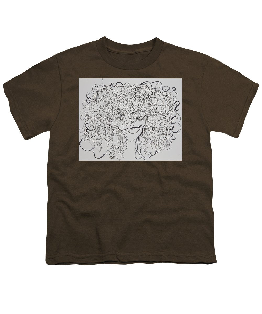 Swirls - Zentangle Collection  - Youth T-Shirt