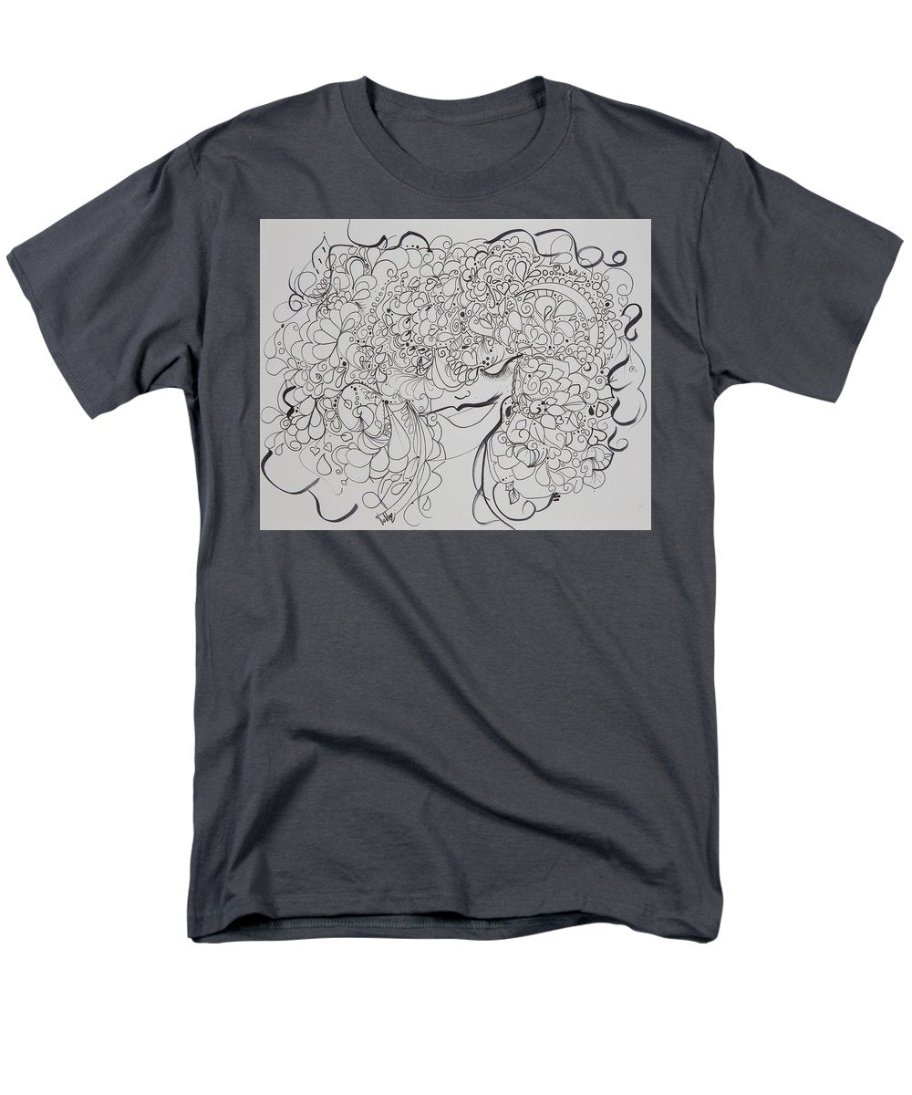 Swirls - Zentangle Collection  - Men's T-Shirt  (Regular Fit)