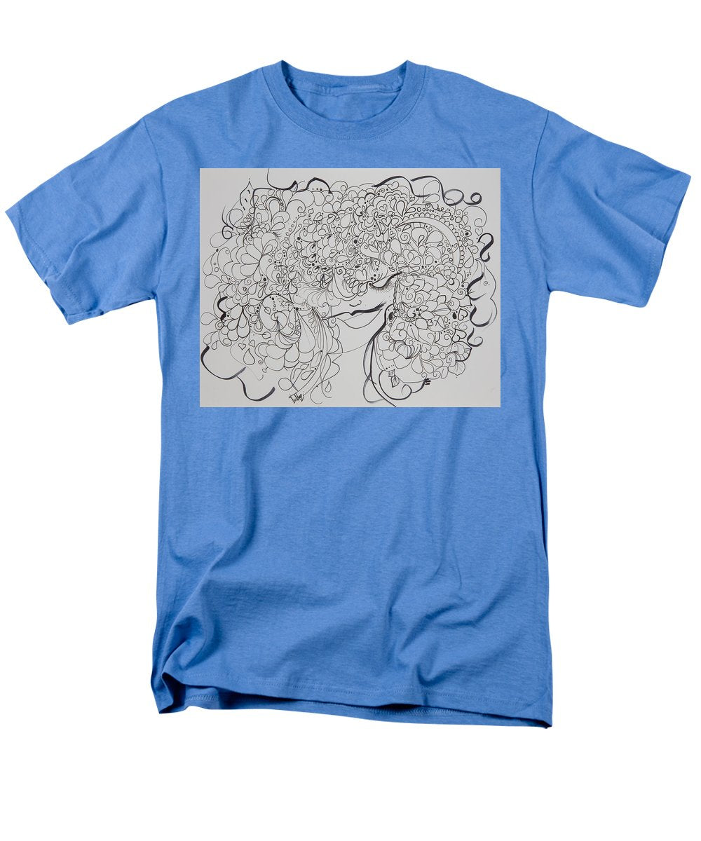 Swirls - Zentangle Collection  - Men's T-Shirt  (Regular Fit)