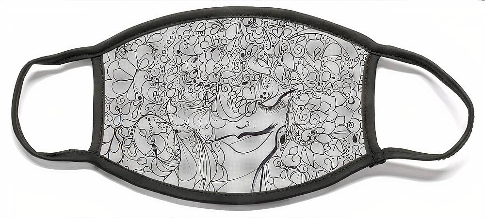 Swirls - Zentangle Collection  - Face Mask