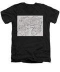 Swirls - Zentangle Collection  - Men's V-Neck T-Shirt