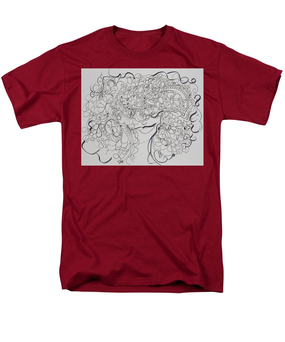 Swirls - Zentangle Collection  - Men's T-Shirt  (Regular Fit)