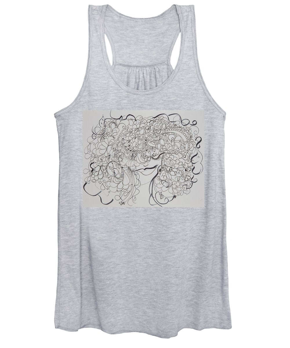 Swirls - Zentangle Collection  - Women's Tank Top