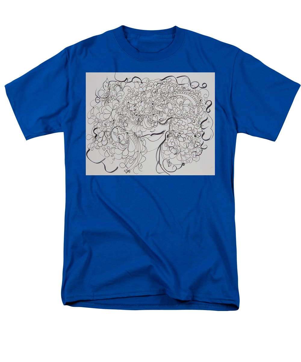 Swirls - Zentangle Collection  - Men's T-Shirt  (Regular Fit)