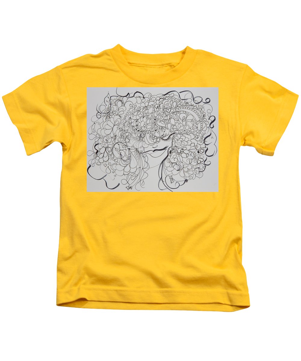 Swirls - Zentangle Collection  - Kids T-Shirt