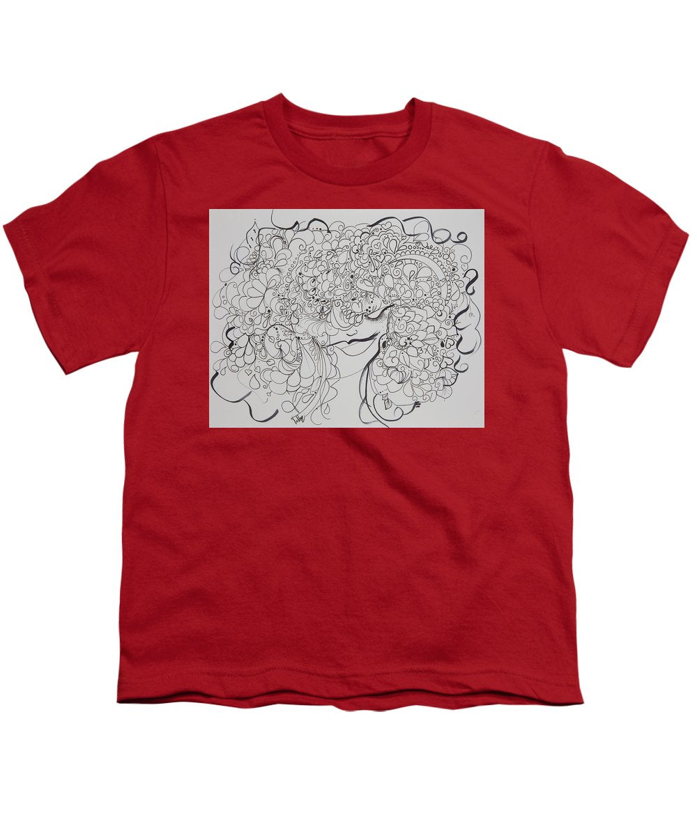 Swirls - Zentangle Collection  - Youth T-Shirt