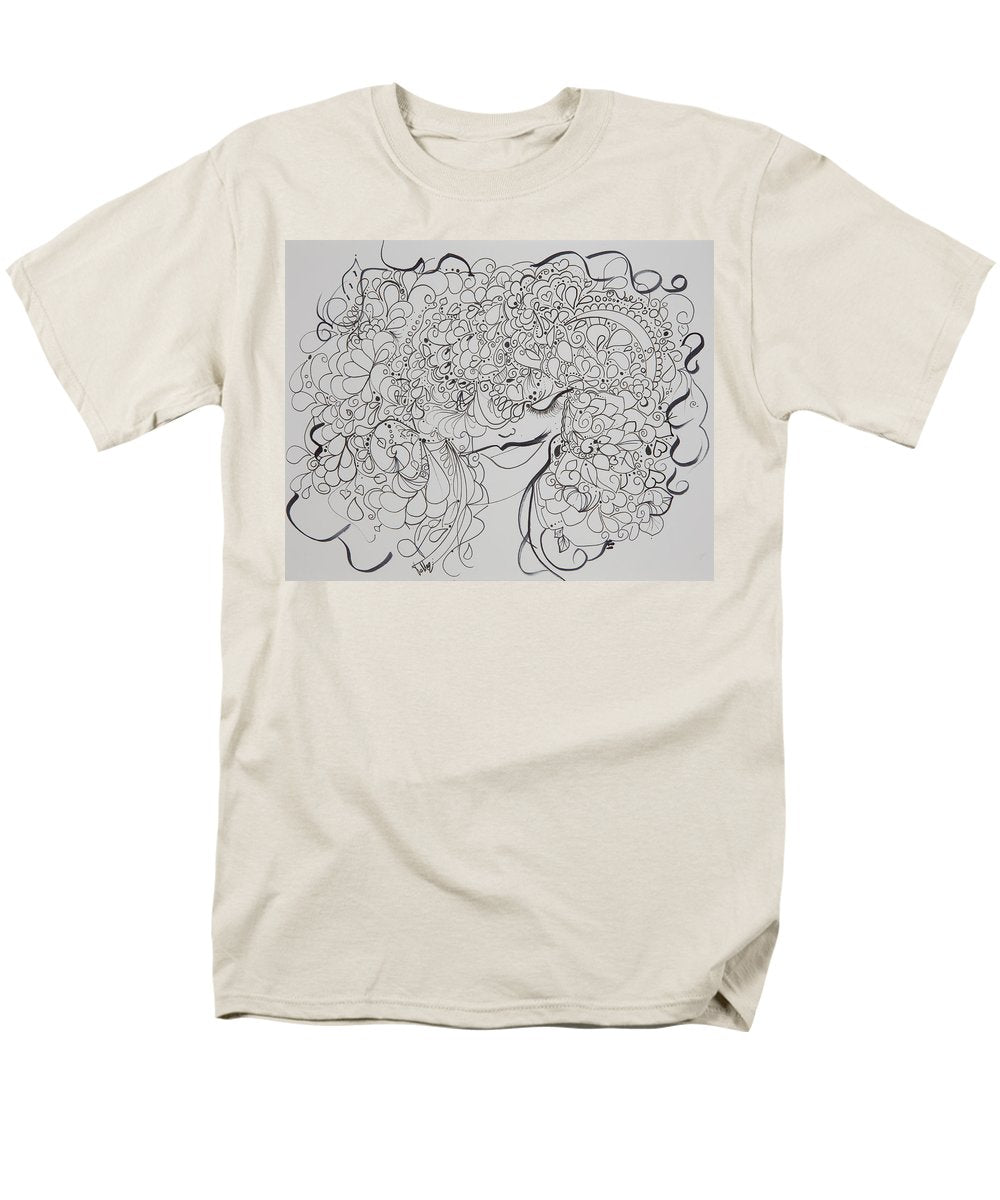 Swirls - Zentangle Collection  - Men's T-Shirt  (Regular Fit)