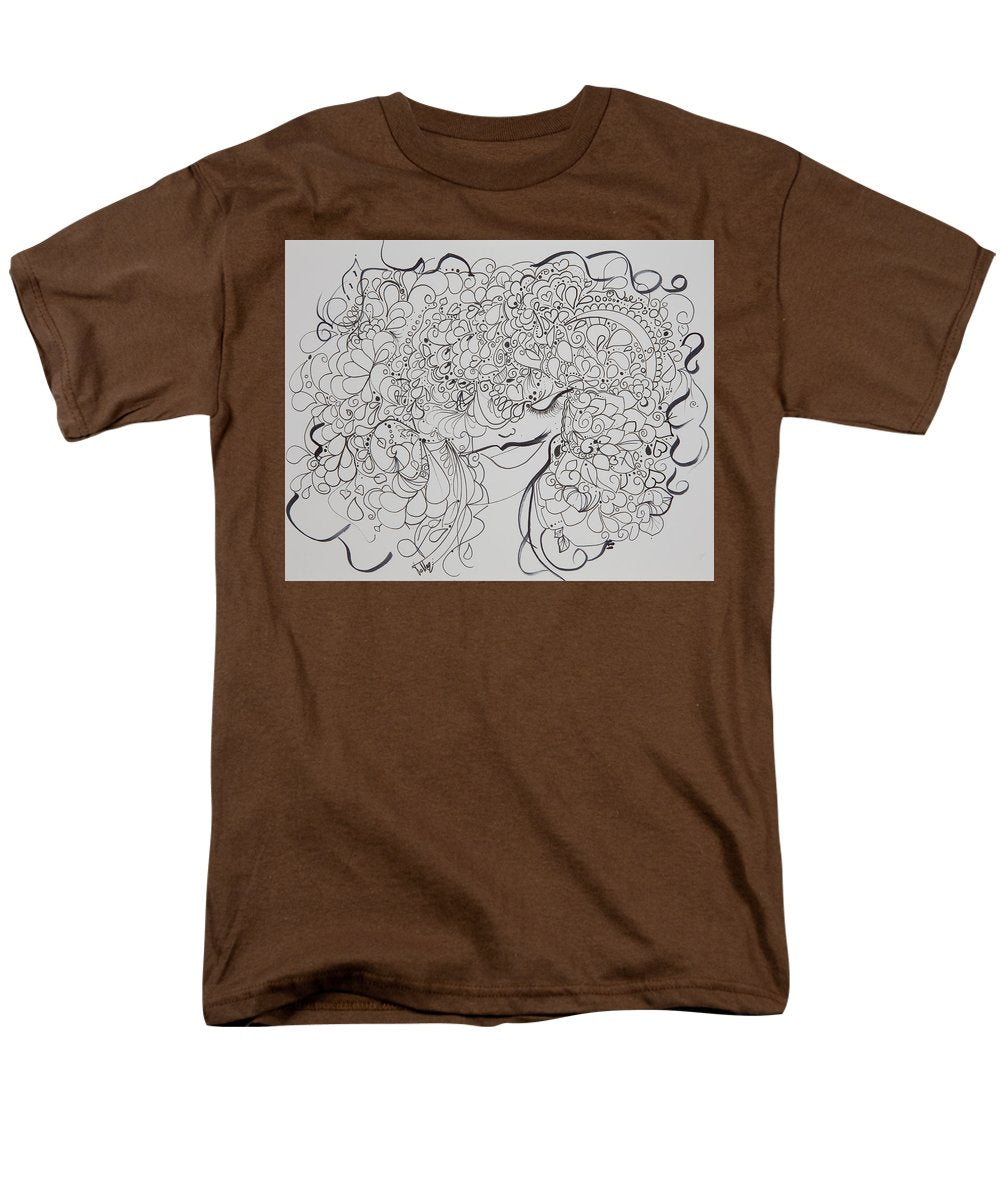 Swirls - Zentangle Collection  - Men's T-Shirt  (Regular Fit)