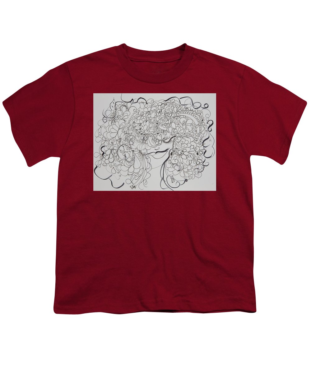 Swirls - Zentangle Collection  - Youth T-Shirt