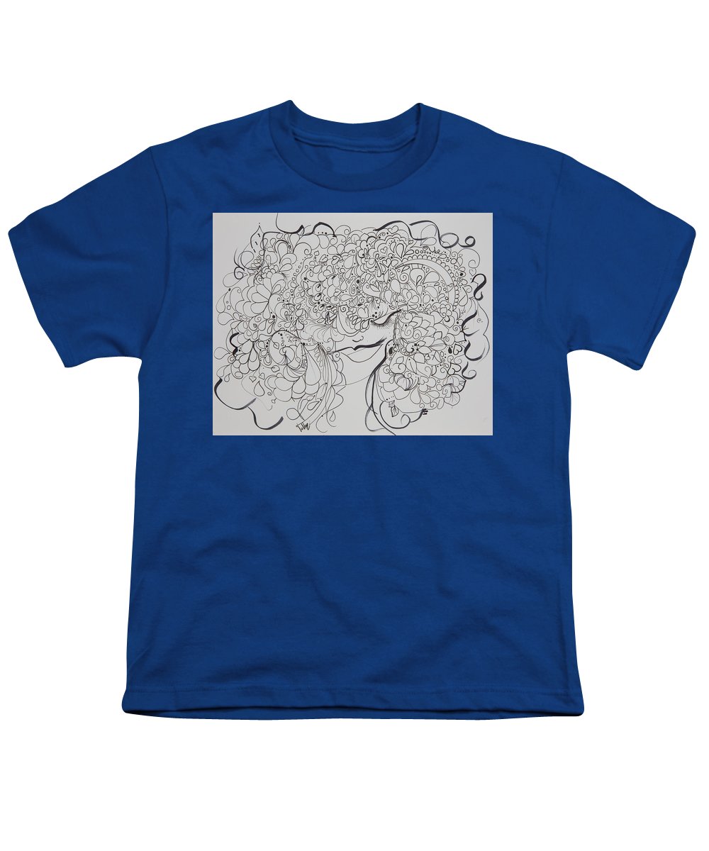 Swirls - Zentangle Collection  - Youth T-Shirt