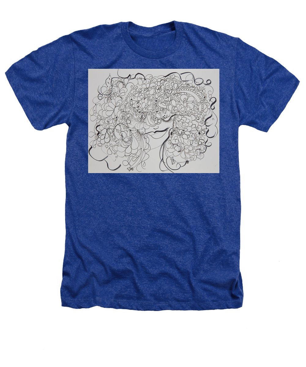 Swirls - Zentangle Collection  - Heathers T-Shirt