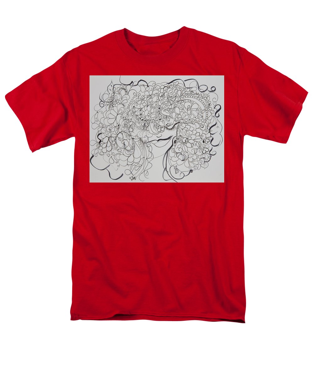 Swirls - Zentangle Collection  - Men's T-Shirt  (Regular Fit)