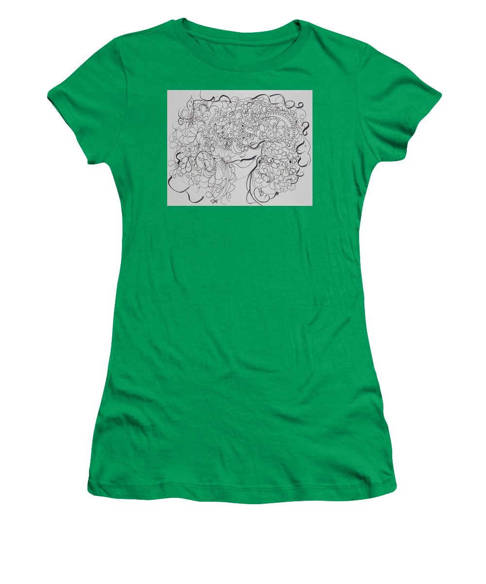 Swirls - Zentangle Collection  - Women's T-Shirt