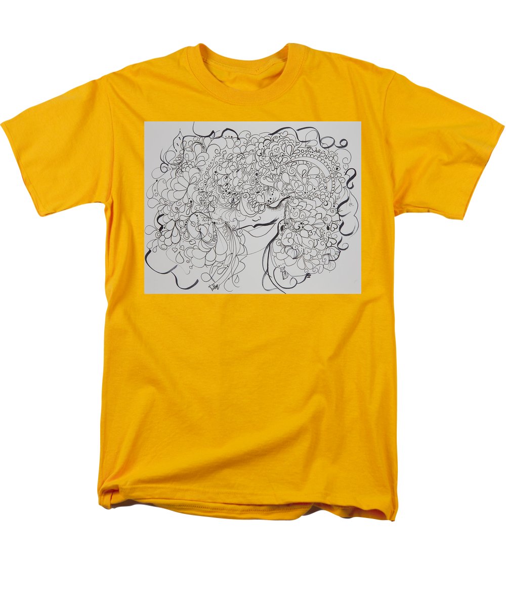 Swirls - Zentangle Collection  - Men's T-Shirt  (Regular Fit)