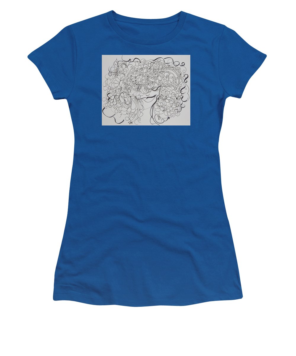 Swirls - Zentangle Collection  - Women's T-Shirt