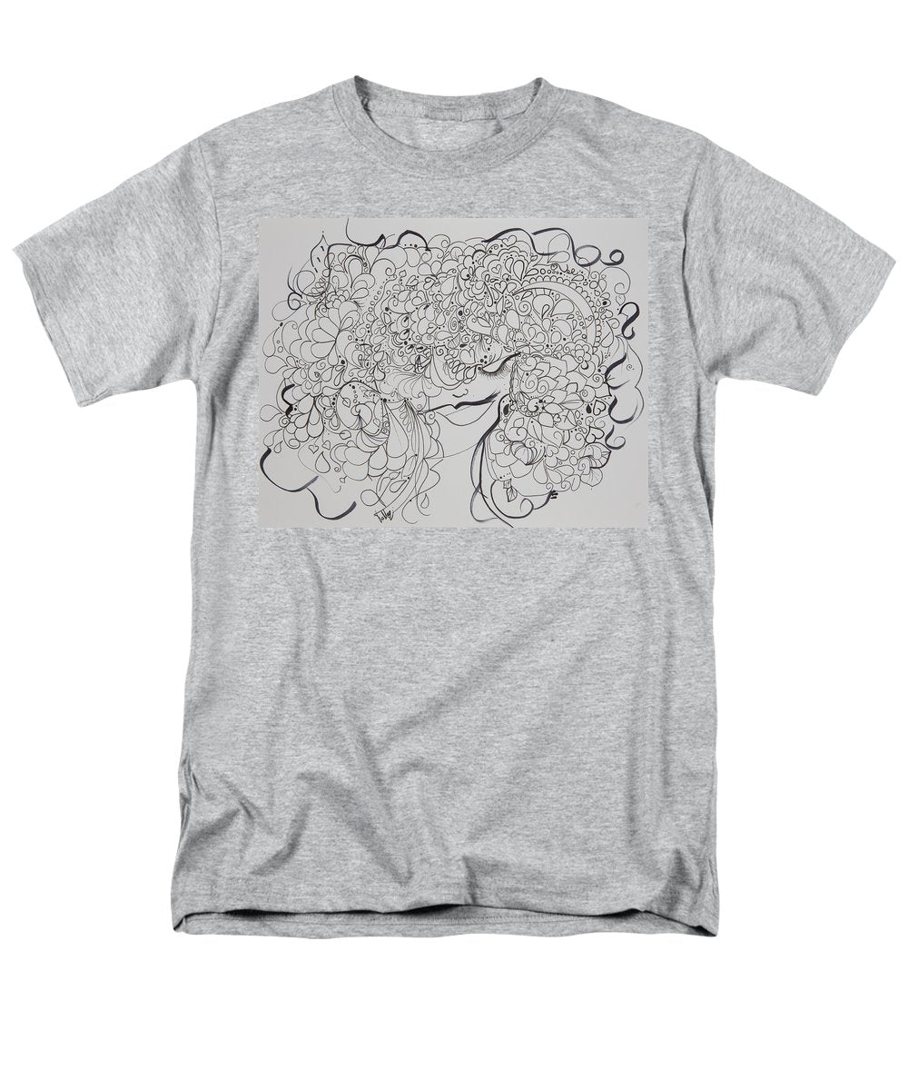 Swirls - Zentangle Collection  - Men's T-Shirt  (Regular Fit)