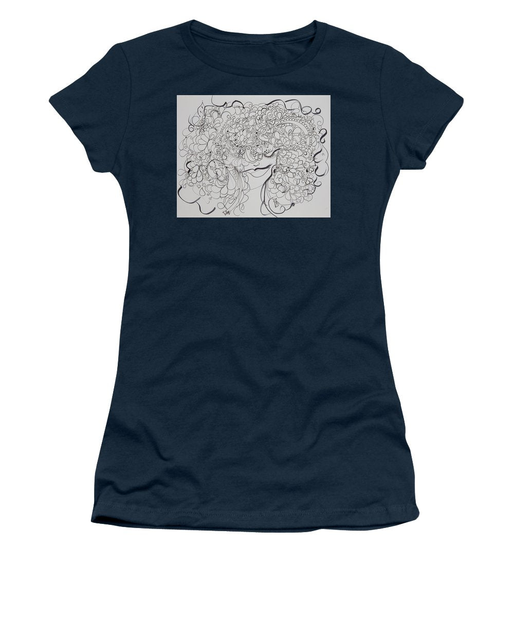 Swirls - Zentangle Collection  - Women's T-Shirt