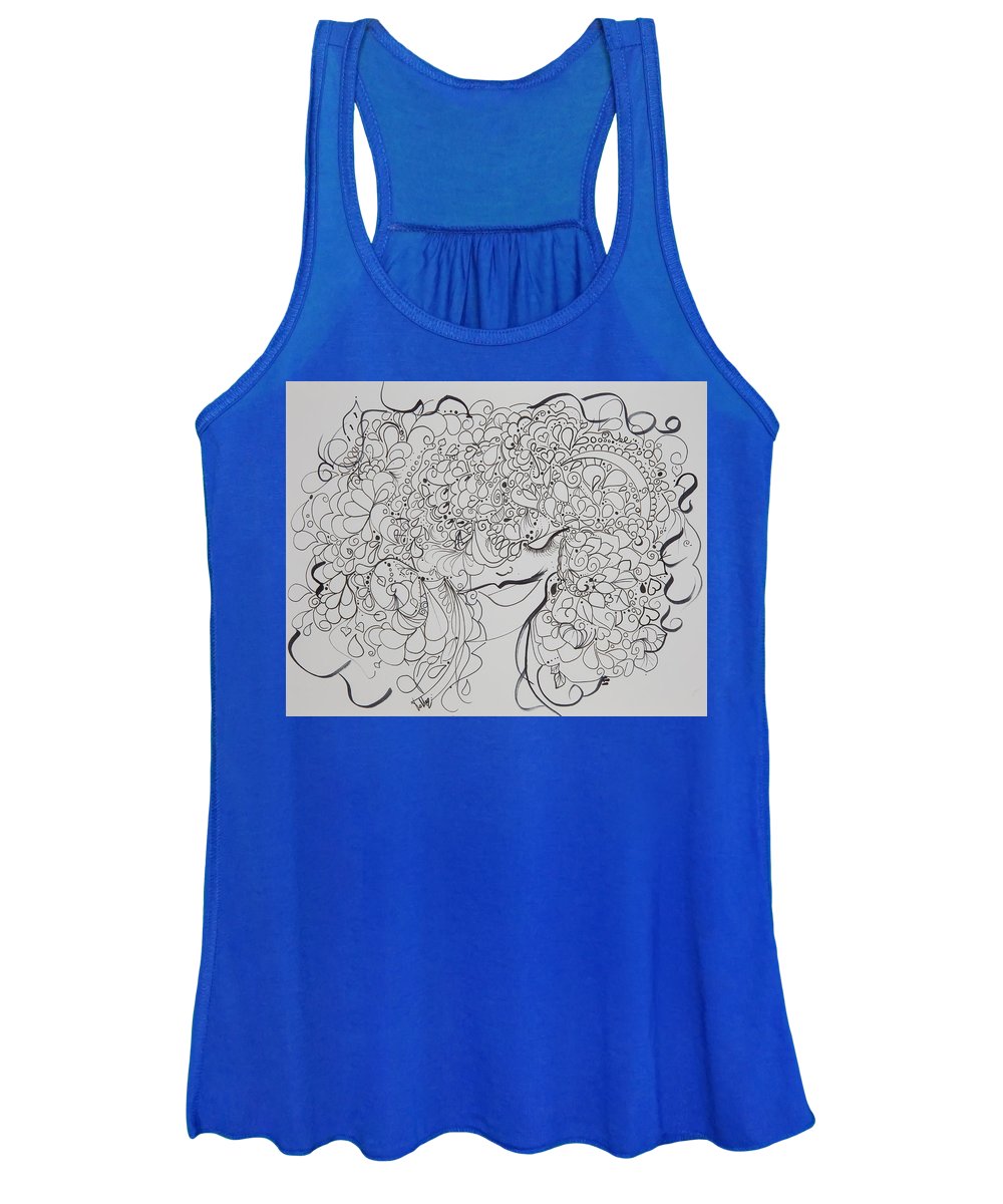 Swirls - Zentangle Collection  - Women's Tank Top