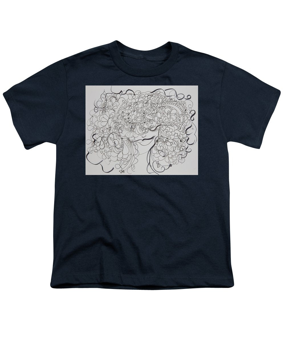 Swirls - Zentangle Collection  - Youth T-Shirt