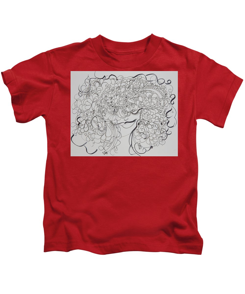 Swirls - Zentangle Collection  - Kids T-Shirt