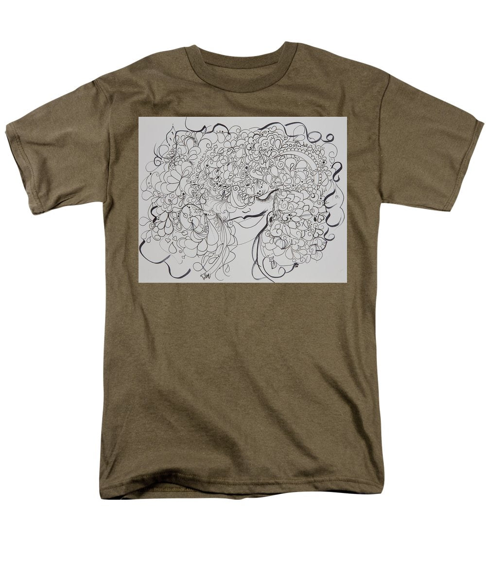 Swirls - Zentangle Collection  - Men's T-Shirt  (Regular Fit)