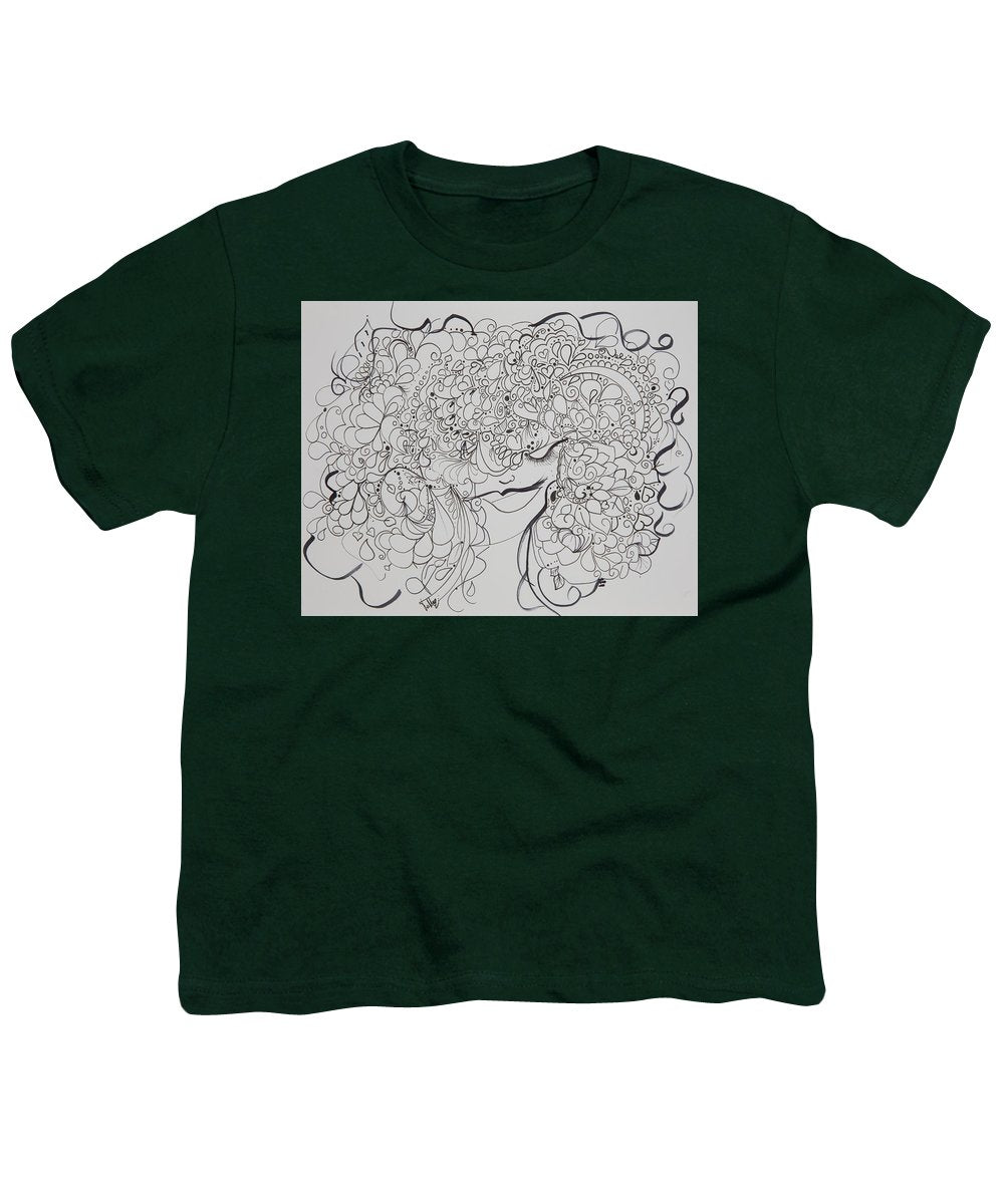 Swirls - Zentangle Collection  - Youth T-Shirt