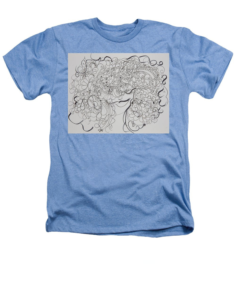 Swirls - Zentangle Collection  - Heathers T-Shirt