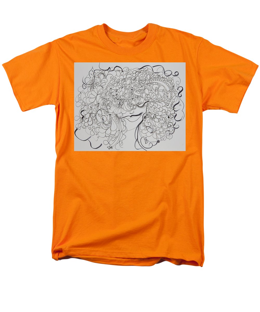 Swirls - Zentangle Collection  - Men's T-Shirt  (Regular Fit)