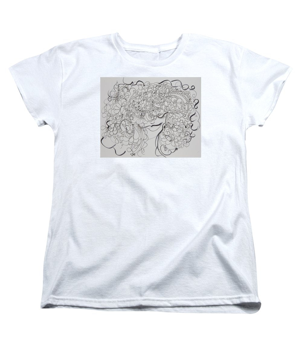 Swirls - Zentangle Collection  - Women's T-Shirt (Standard Fit)