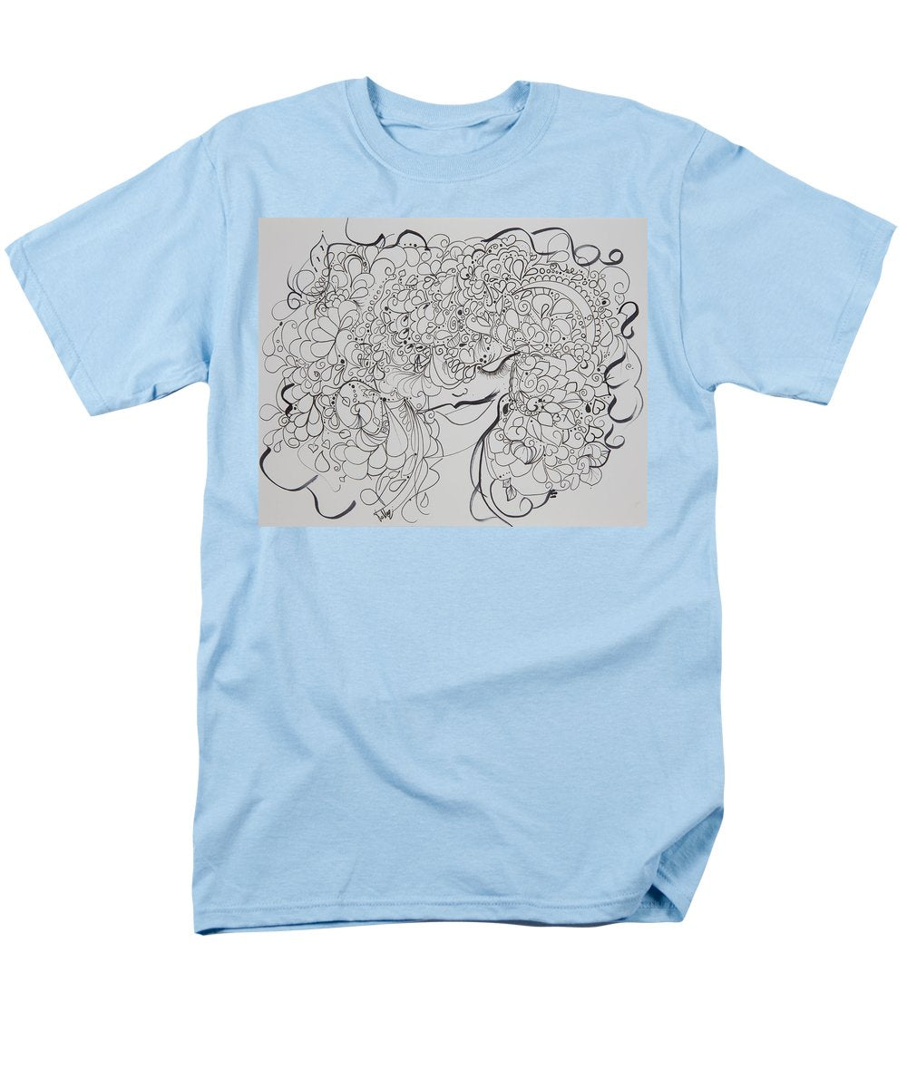 Swirls - Zentangle Collection  - Men's T-Shirt  (Regular Fit)