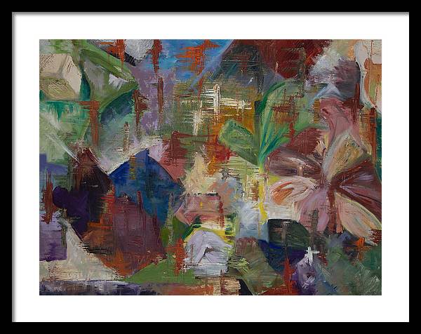 The Brook - Abstract Collection - Framed Print