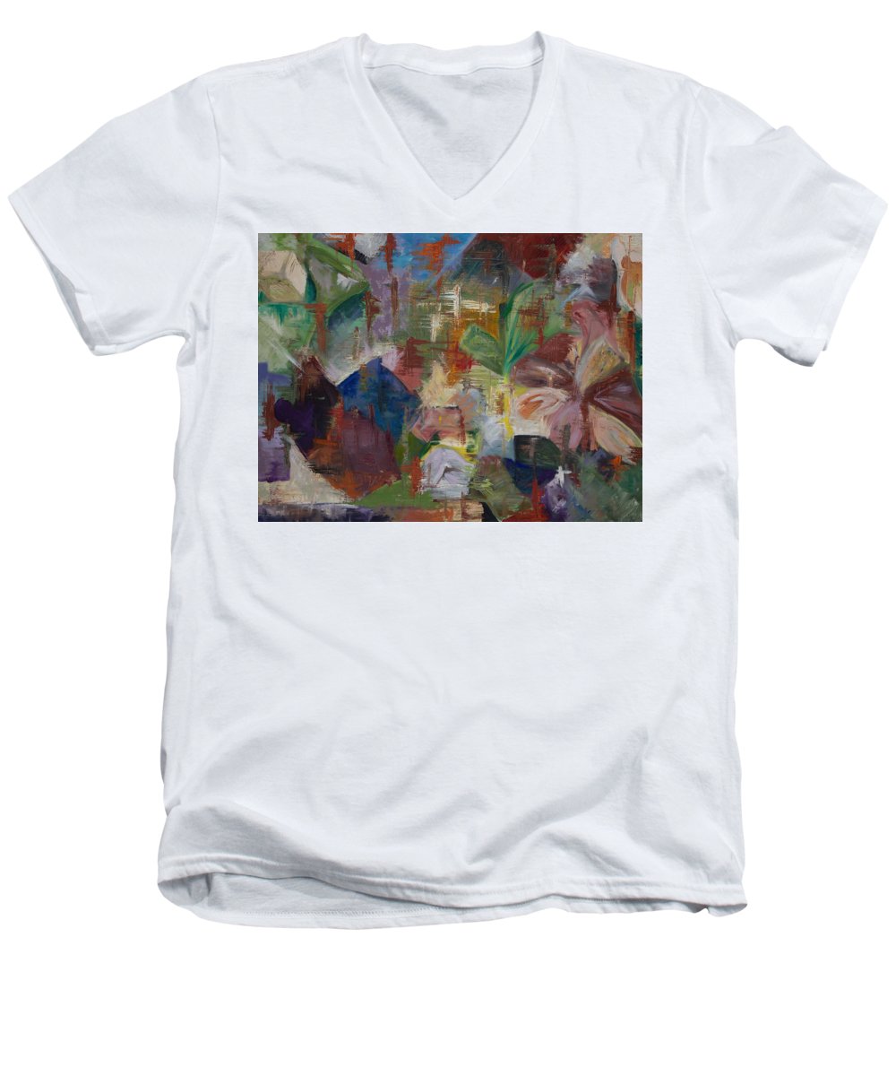 The Brook - Abstract Collection - Men's V-Neck T-Shirt