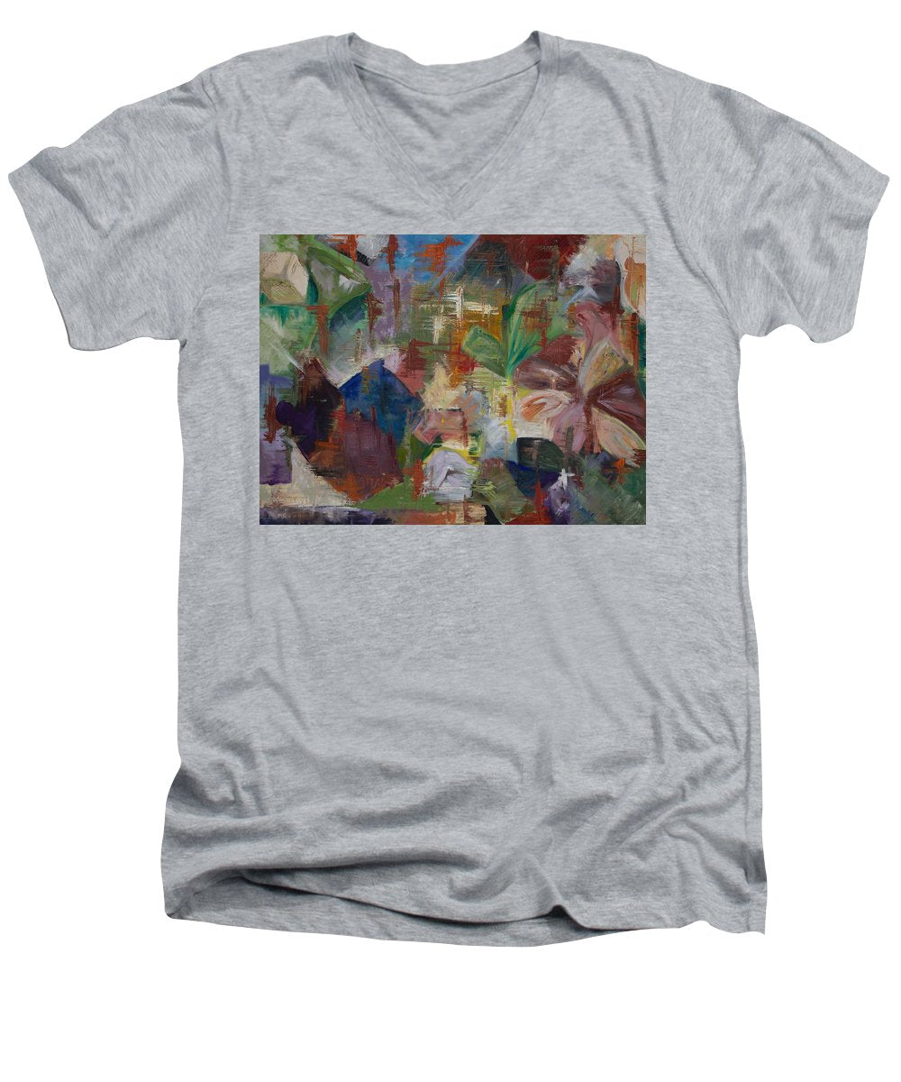 The Brook - Abstract Collection - Men's V-Neck T-Shirt