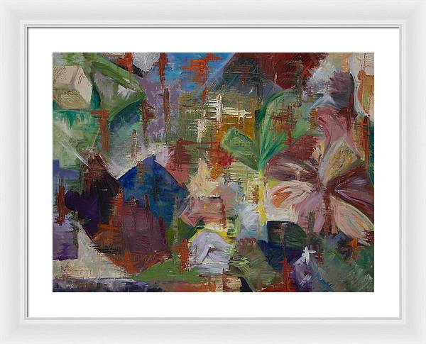 The Brook - Abstract Collection - Framed Print