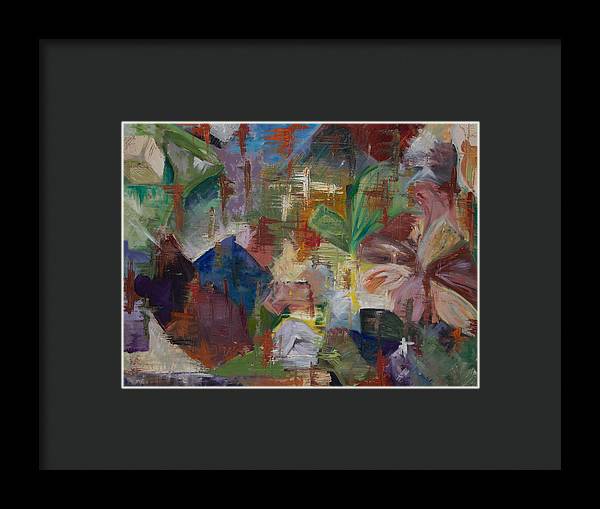 The Brook - Abstract Collection - Framed Print