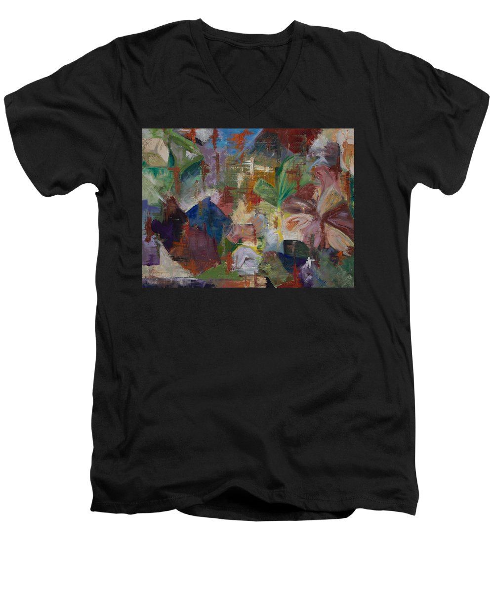 The Brook - Abstract Collection - Men's V-Neck T-Shirt